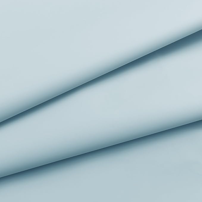 Light Blue Shower Curtain Liner - Image 4