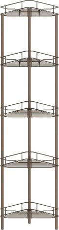 5 Tier Floor Standing Corner Shower Caddy Organizer Shelf by HuggieGems