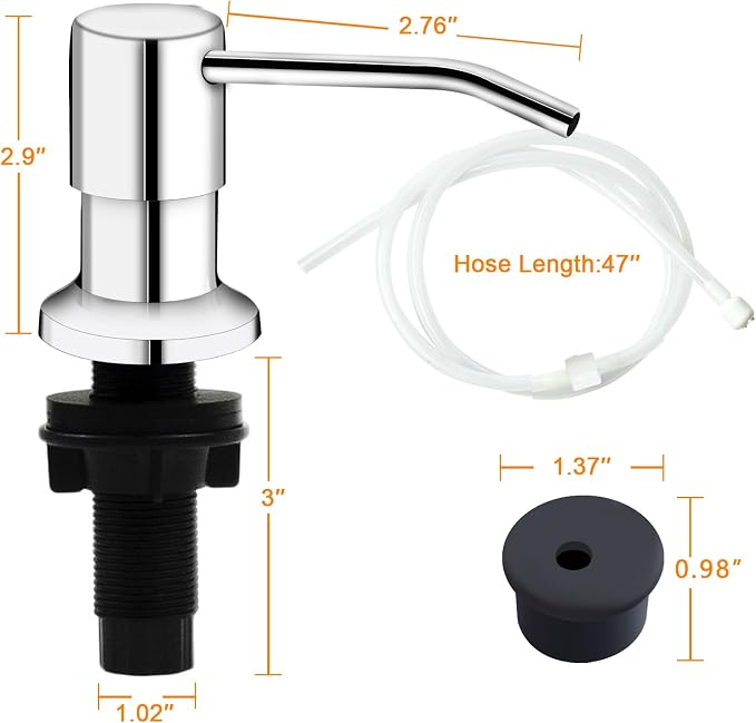 Sink Soap Dispenser, Kichen Sink SoapDispenser, Under Sink Soap Dispenser Pump - Image 6