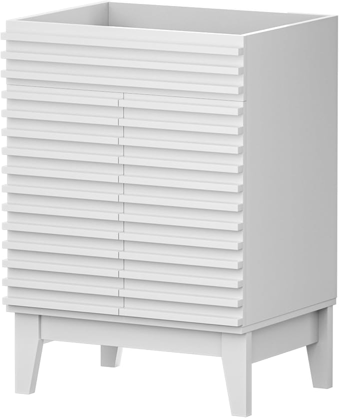 APRILSOUL 24" Bathroom Vanity, Mid-Century Bathroom Vanity Cabinet by Unknown