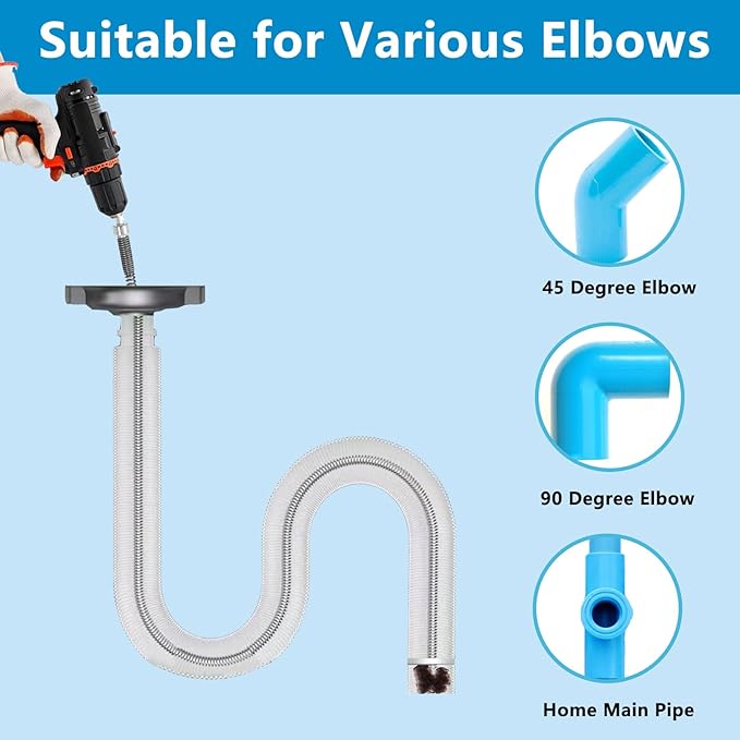 Drain Clog Remover, Spring Drain Snake - Image 3