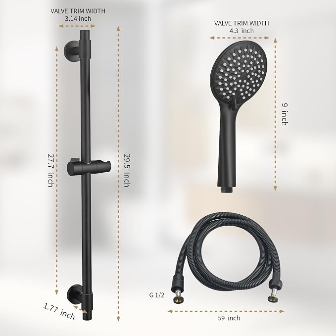 Adjustable Shower Slide Bar - Image 6