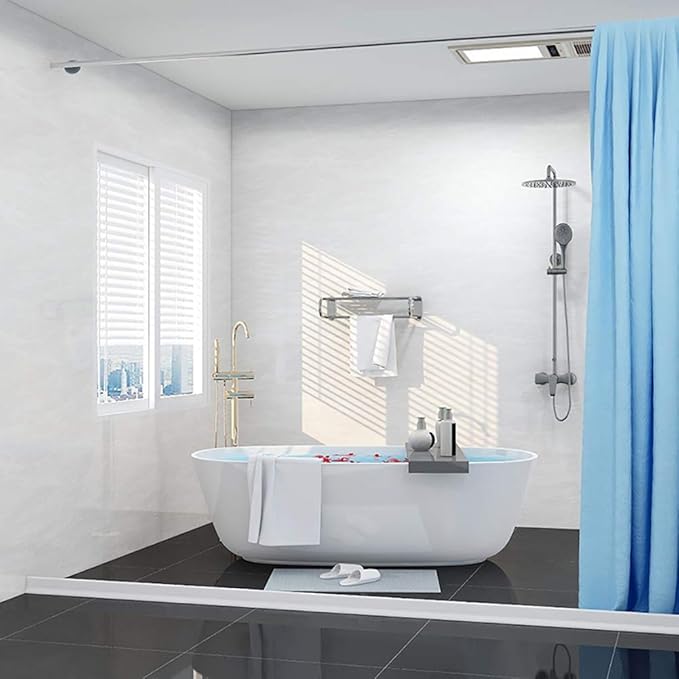 Duzzy 67 Inch Collapsible Shower Threshold Water Dam, Suitable - Image 6