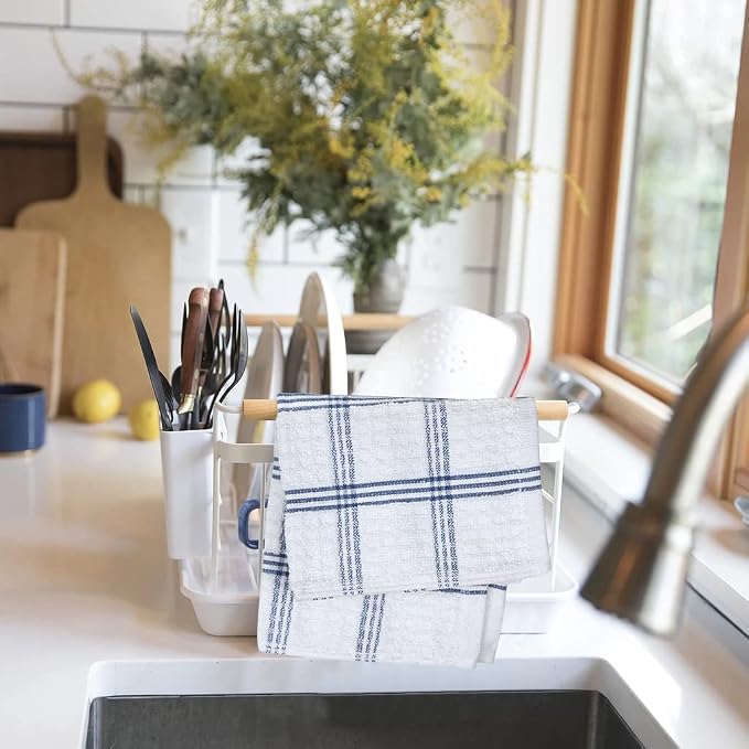 DAN RIVER Premium Dish Cloth 100% Cotton 12 X 12 Inches |Pack of 8|-Ultra Soft - Image 6