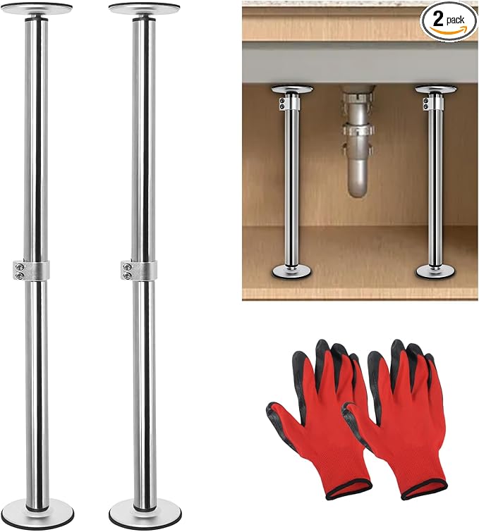 Undermount Sink Brackets, Stainless Steel Adjustable Sink Legs Installation and by Swess
