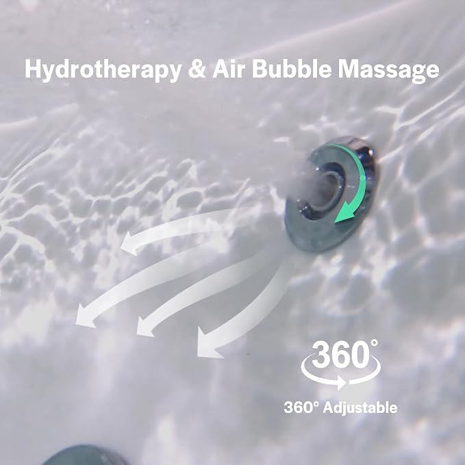 Empava PRO Series 71"x51" Jetted Bathtub, Alcove Spa Tub | 16 Hydro + 24 Air - Image 2