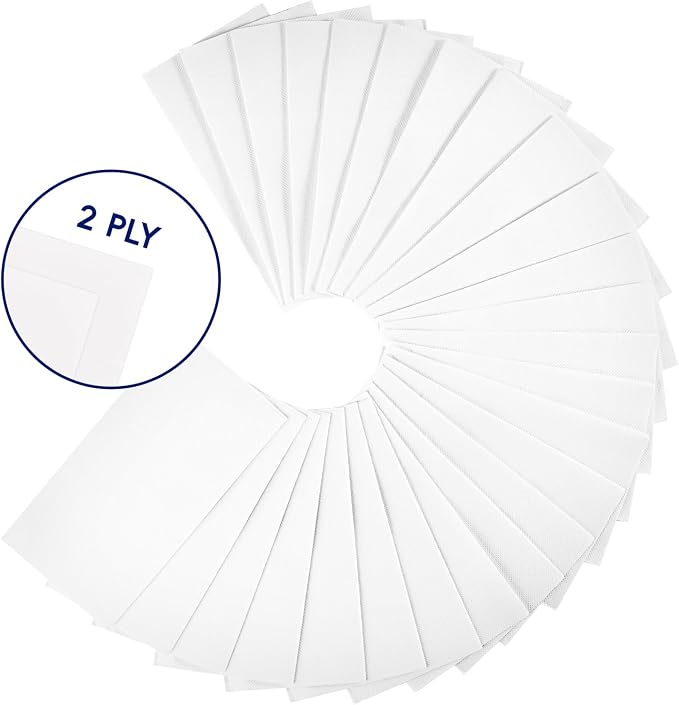 JOLLY CHEF 400 Pack Disposable Paper Napkins, Soft Bathroom Napkins Guest - Image 3