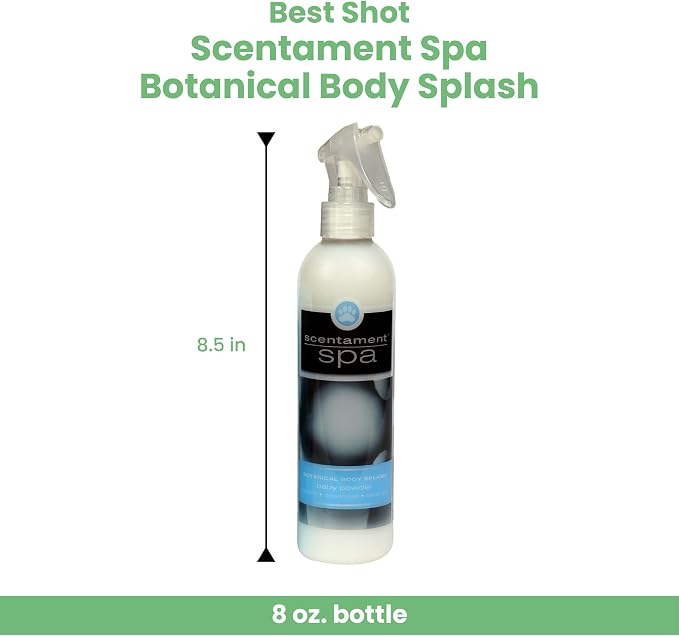Best Shot Scentament Spa Botanical Body Splash, Baby Powder, 8 oz - Image 2