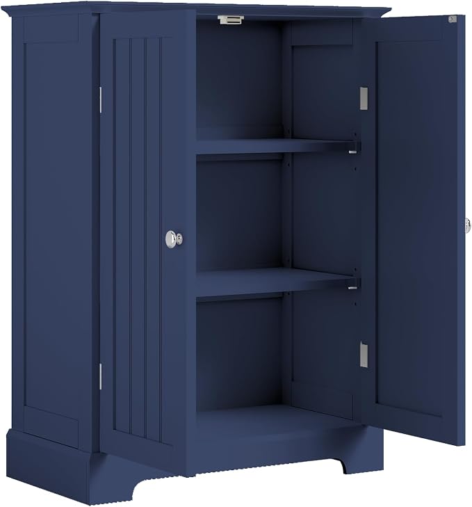 ChooChoo Bathroom Floor Cabinet, Modern Bathroom Storage Cabinet - Image 9