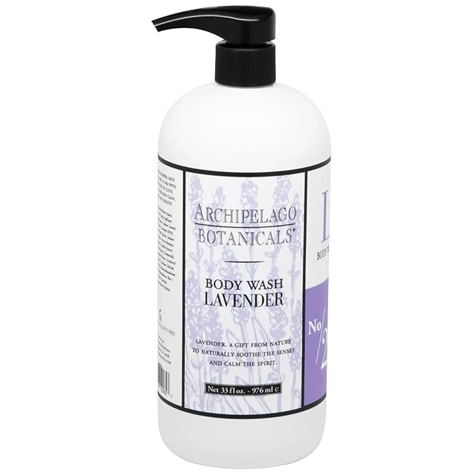 Archipelago Botanicals Lavender Body Wash, Cleansing and Moisturizing Body Wash by Archipelago