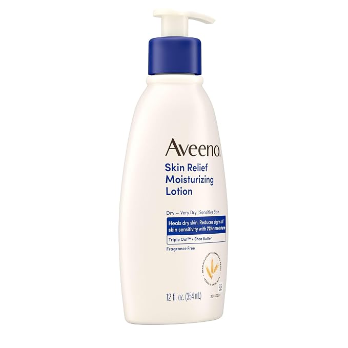 Aveeno Skin Relief Moisturizing Lotion Heals Very Dry, Sensitive Skin, - Image 7