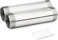TAISHER 2PCS Stainless Steel Pipe Fittings, 1-1/2" NPT Male x 1-1/2" NPT Male by TAISHER