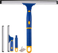 ITTAHO Swivel Shower Squeegee for Glass Doors, All-Purpose Anti-Slip Window by ITTAHO
