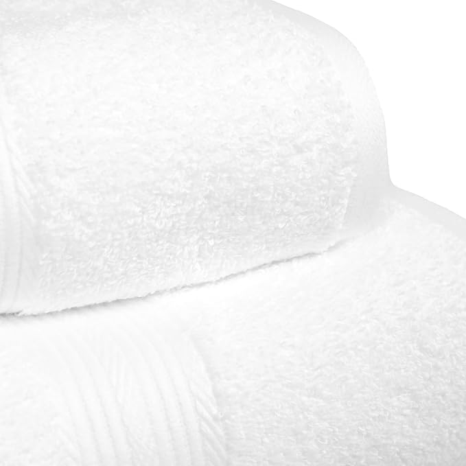 Amazon Basics 6 Piece Oversized Fade resistant Towel set, 100% Cotton towels - Image 4