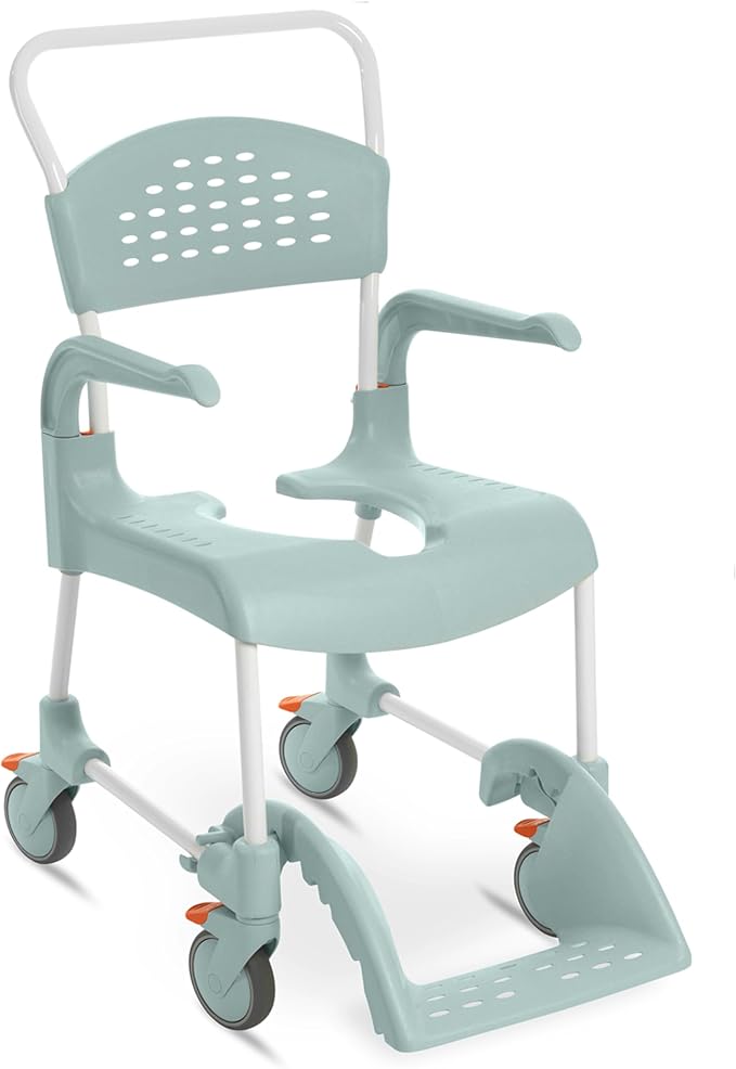 Etac Clean Shower Commode Chair – 19 1/4 Inches Fixed Height, Removable Armrests - Image 8