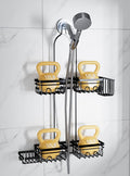 KEGII Shower Caddy Hanging for Handheld Showerheads, Rustproof Hanging Shower by KEGII