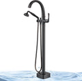 Free Standing Tub Faucet, Jabbol Premium Brass Luxury Freestanding Bathtub by Jabbol
