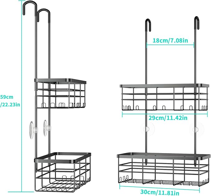 HapiRm Hanging Shower Caddy Organizer - Image 7