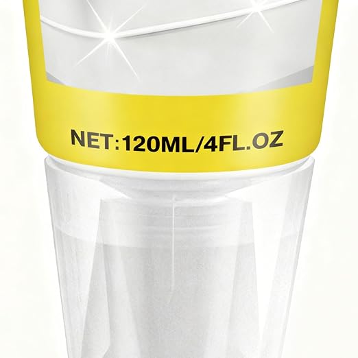White Caulking Bathroom, 120ml Crack Proof Adhesive, Waterproof White Sealant - Image 9