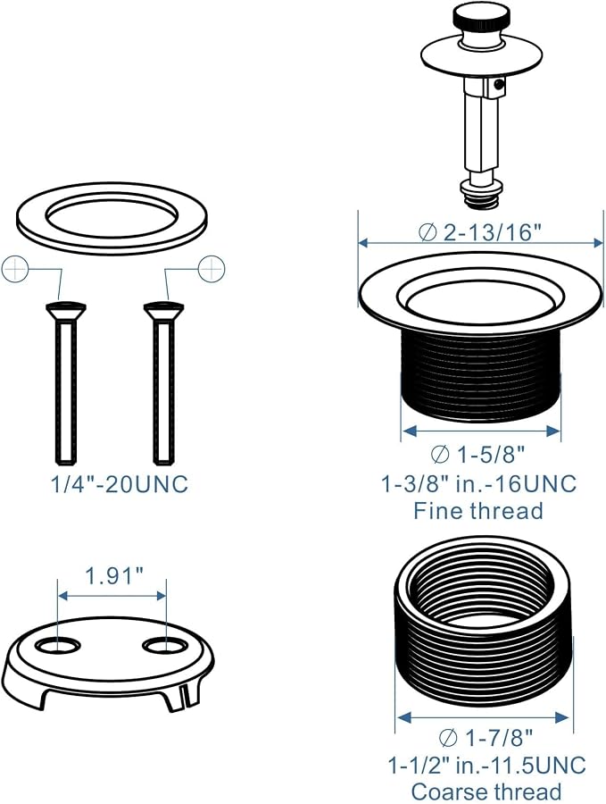Bronze Tub Drain Lift &Turn Tub Trim Set - Image 6