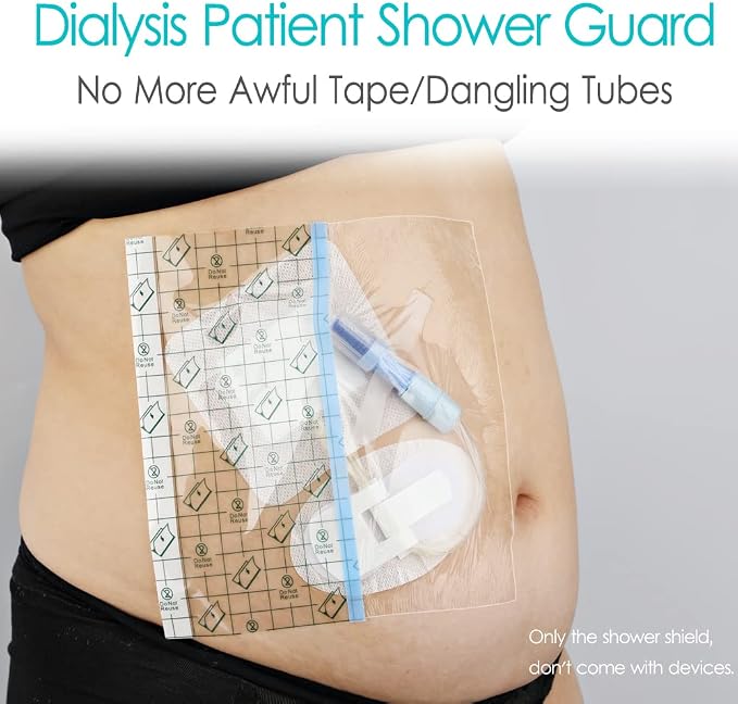 Shower Protector, Waterproof Wound Bandage Protector Disposable Transparent - Image 2