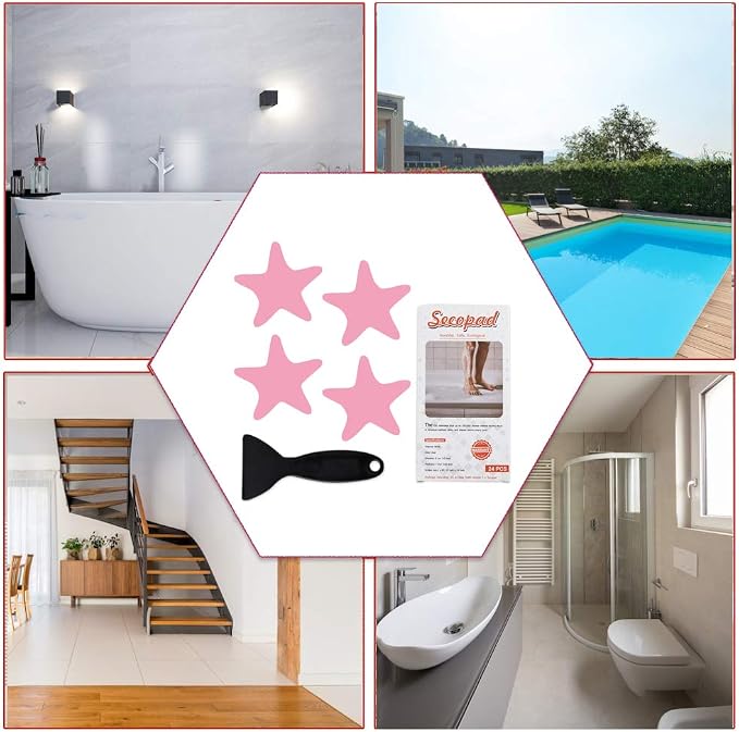 Anti Slip Shower Stickers Safety Bathtub Strips Adhesive Decals - Image 7