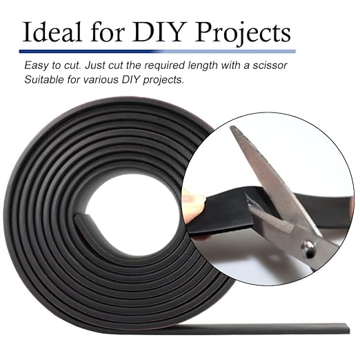 Neoprene Rubber Strips Self Adhesive Solid Rubber Sheets, Rolls & Strips - Image 5