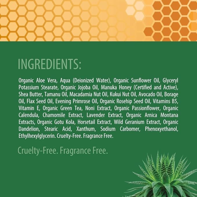 Manuka Honey Eczema Cream Moisturizing Lotion Fragrance Free - Image 7