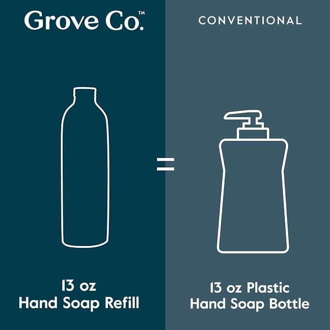 Grove Co. Hydrating Gel Hand Soap Refills | Plastic-Free Liquid Hand Soap - Image 7