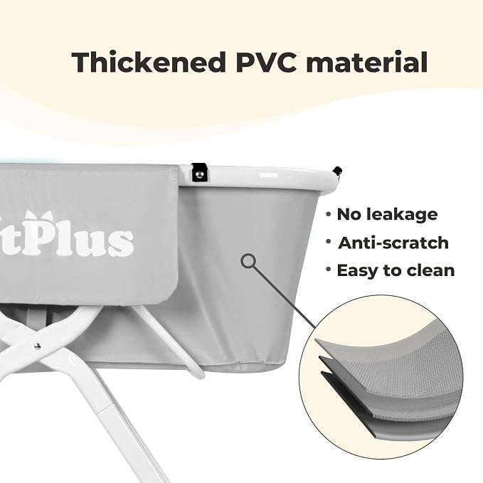 Portable Dog Bathtub, 5 Height Adjustable Dog Washing Station - Image 8