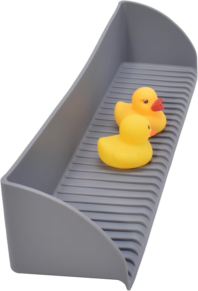 DNC Bathtub Splash Guard for Tub Kids, Silicone Bath tub Ledge Side Toddler - Image 3