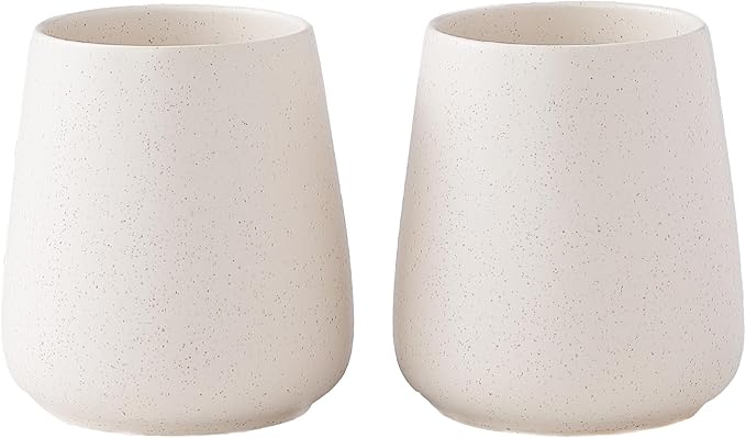 Beige Toothbrush Holder for Bathroom by Eyrozia