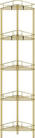 5 Tier Floor Standing Corner Shower Caddy Organizer Shelf by HuggieGems