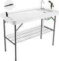 Folding Fish Cleaning Table Portable Camping Sink by Avocahom