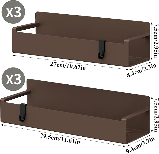 6 Pack Magnetic Spice Rack Organizer - Image 8