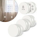 8 Pack Shower Curtain Weights, Rubber Covered Magnetic Curtain Weights by YixangDD