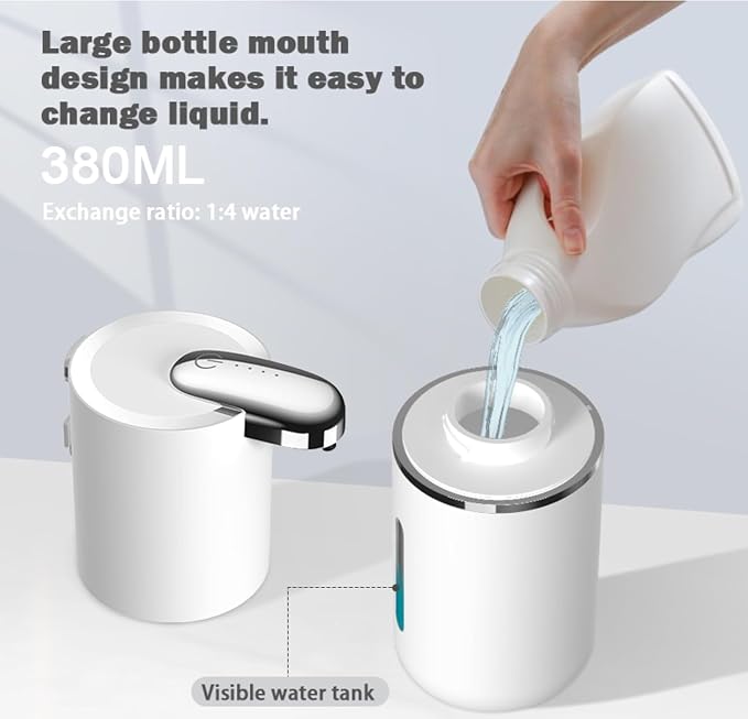 2 Pack Automatic Soap Dispenser, Touchless Foam Soap Dispenser, USB - Image 6