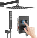 Rainfall Shower System with Handheld Spray and 12" Rain Shower Head, Can Be Use by STARBATH