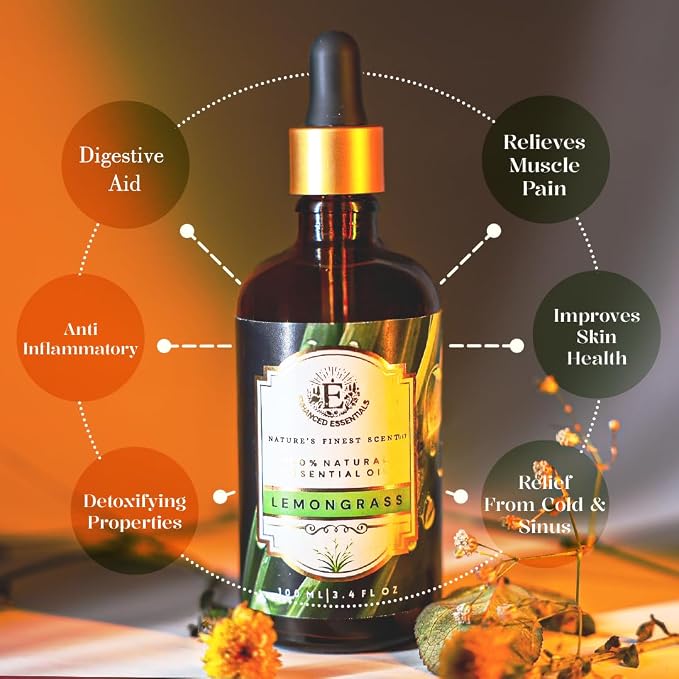 Luxurious LEMONGRASS Essential Oil by Enhanced Essentials|Slow Distilled - Image 4