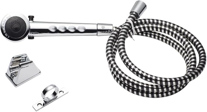 Dura Faucet DF-SA130-CP Economical RV Shower Head Hose Kit, Handheld by Dura+Faucet