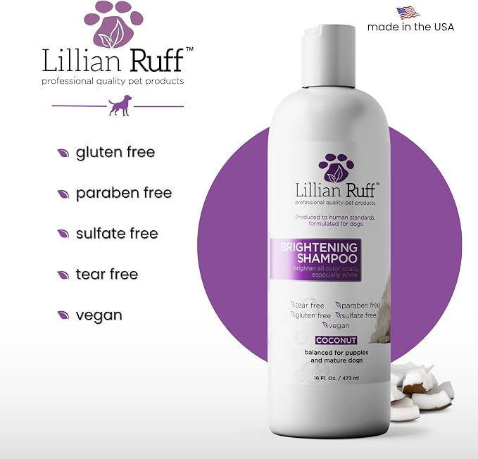 Lillian Ruff PRO Formula Ultra Brightening Dog Shampoo - Image 5