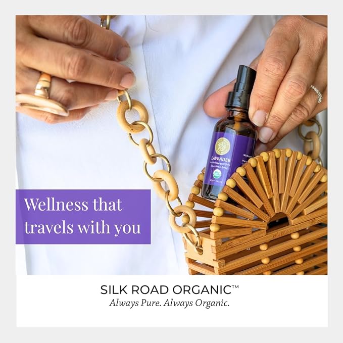 Silk Road Organic Lavender Essential Oil Spray, Lavandula Angustifolia - Image 6