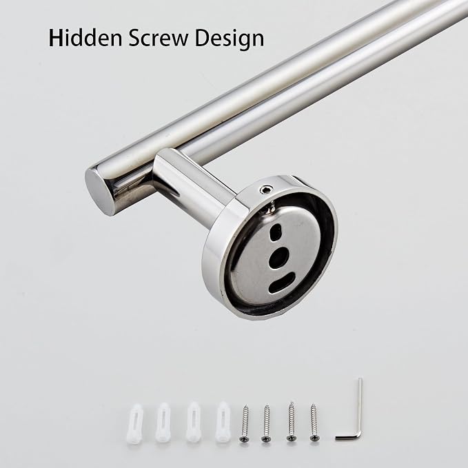 Bathroom Towel Bar, 24-Inch Towel Rack - Image 6