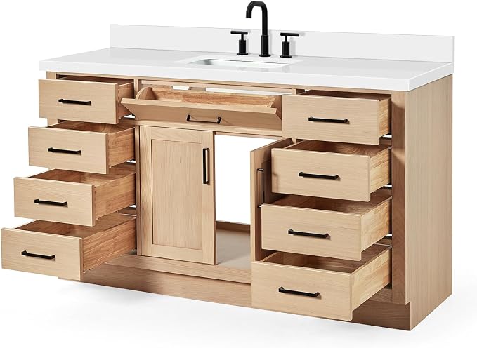 ARIEL 61" Inch Bathroom Vanity - Image 6