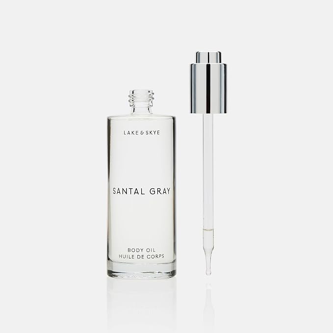 Lake & Skye Santal Gray Body Oil, 3.4 fl oz, Hydrating - Image 5