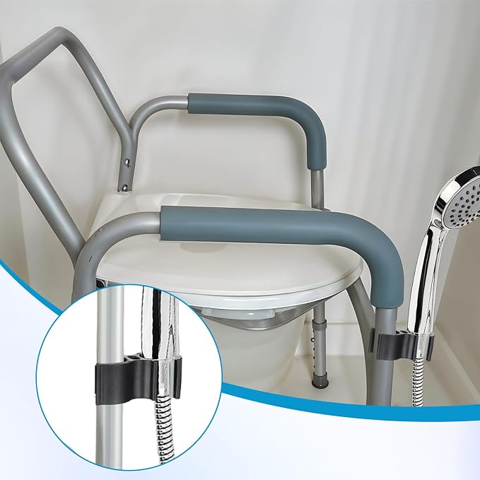 2 PCS Shower Head Holder for Shower Chair, Universal Bath Seat Shower Bracket - Image 3