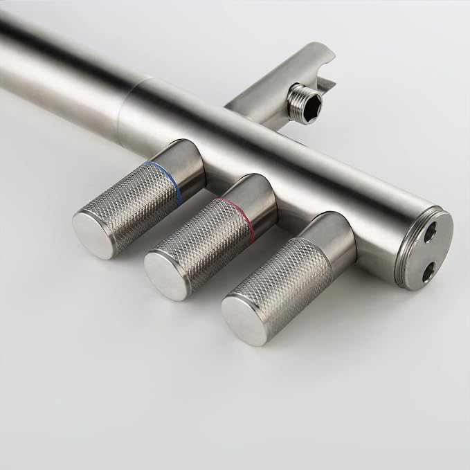 RBROHANT Outdoor Shower Brass Outside Shower Kit - Image 8