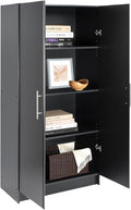 Prepac Elite Tall Garage Storage Cabinet & Pantry Storage Cupboard, 2-Door by PREPACRTASTORAGEFURNITURE
