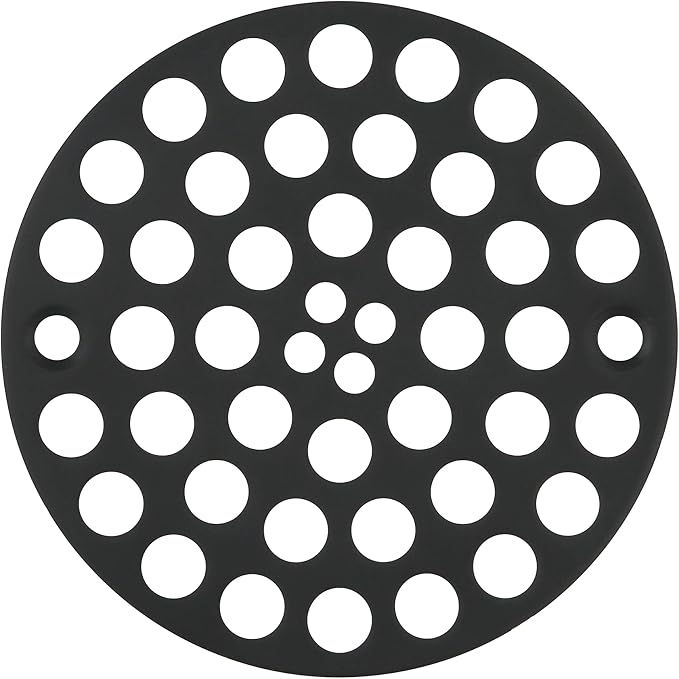 4" Black Screw-in Shower Strainer - Image 8