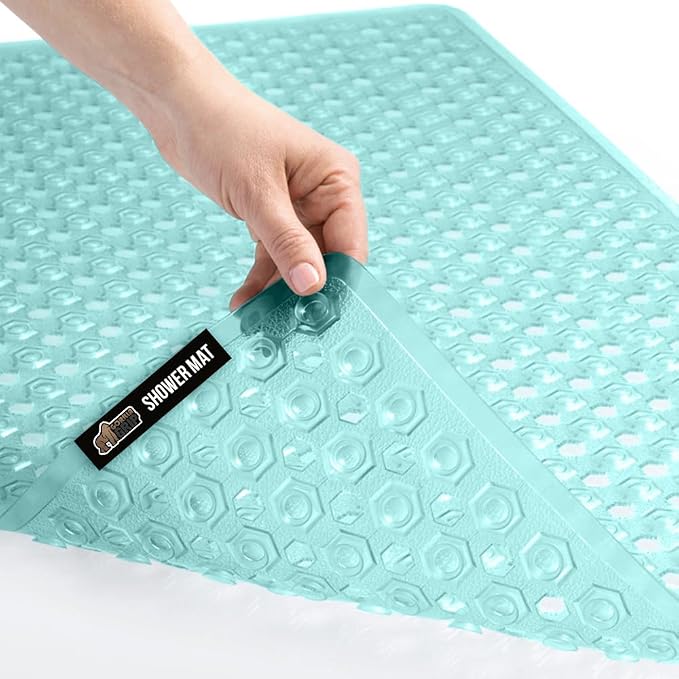 GORILLA GRIP Patented Bath Tub Shower Mat, Machine Washable Bathtub Floor Liner by GorillaGrip